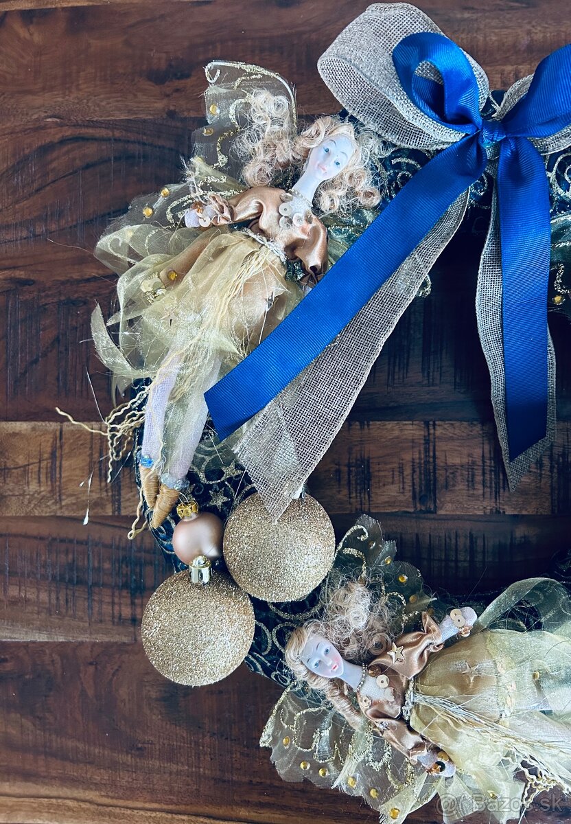 Vianočný veniec na zavesenie 1. - 2