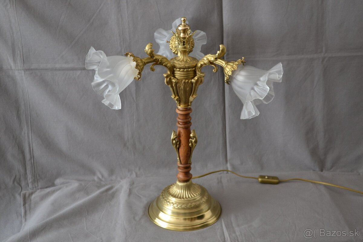 Mosadzná elektrická lampa - 2