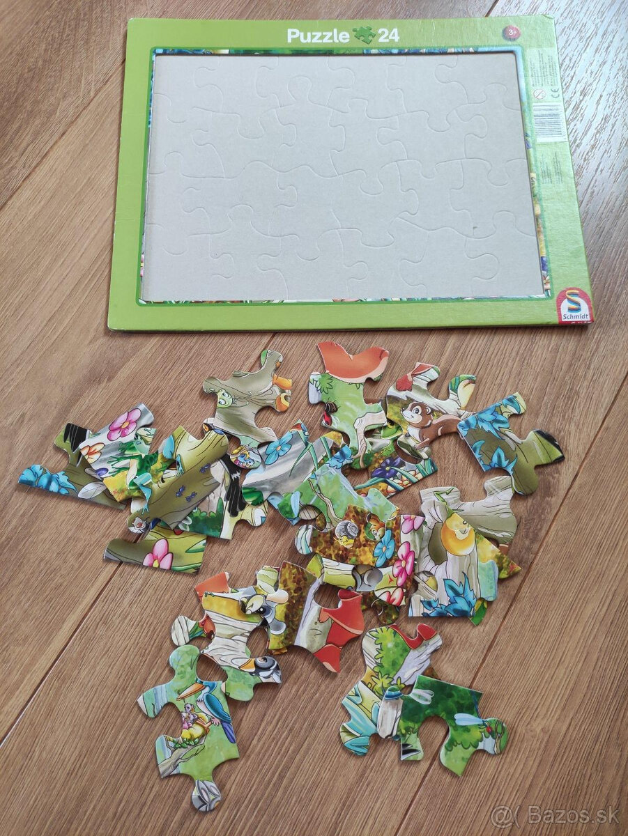 Puzzle Zvieratka v lese - 2