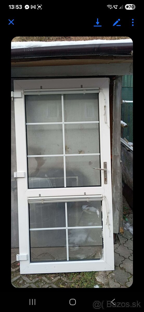 Vonkajšie plastové dvere. - 2