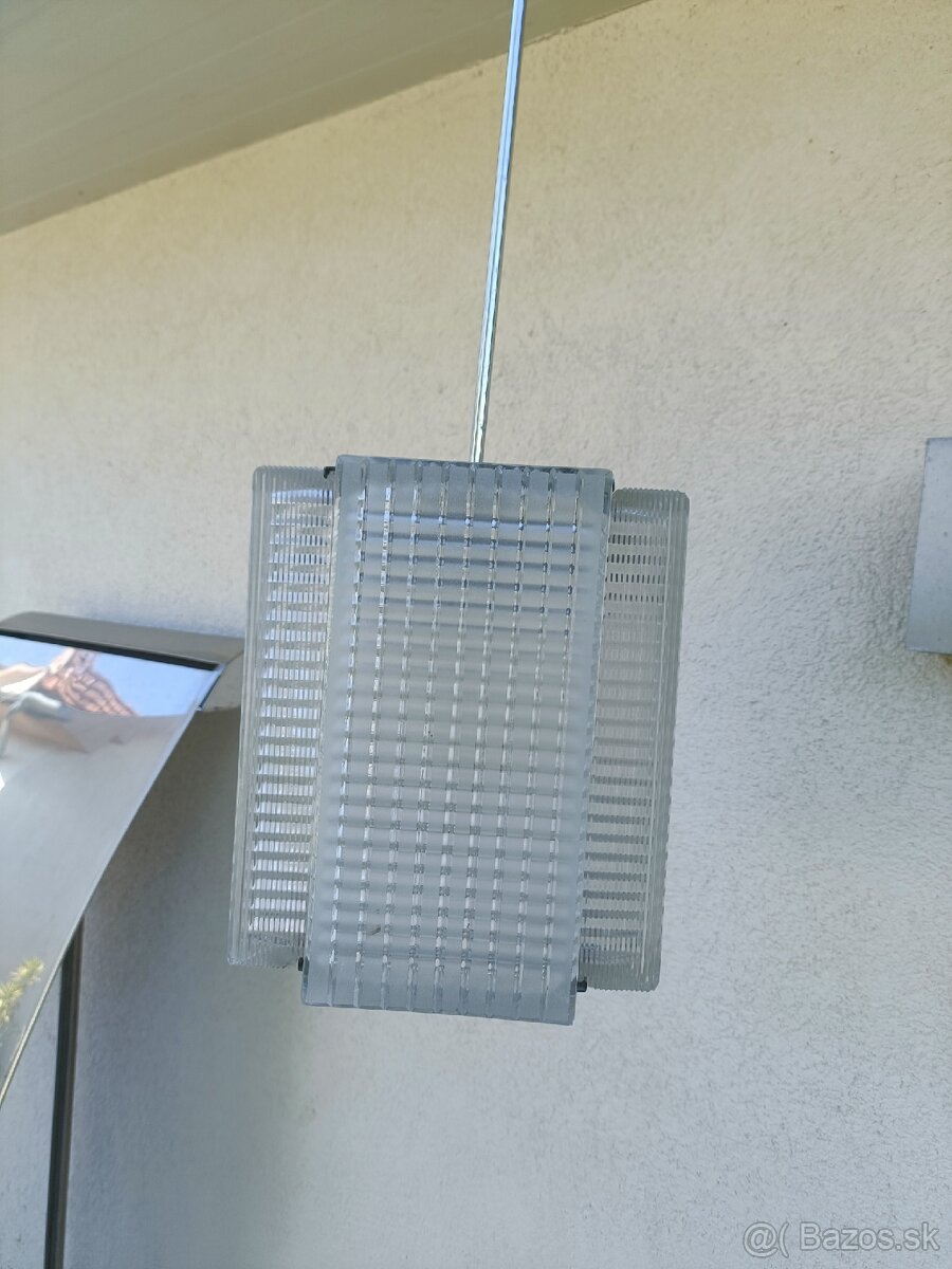 RETRO LUSTR NAPAKO / CHROMOVÝ LUSTR / FUNKCIONALISMUS - 2