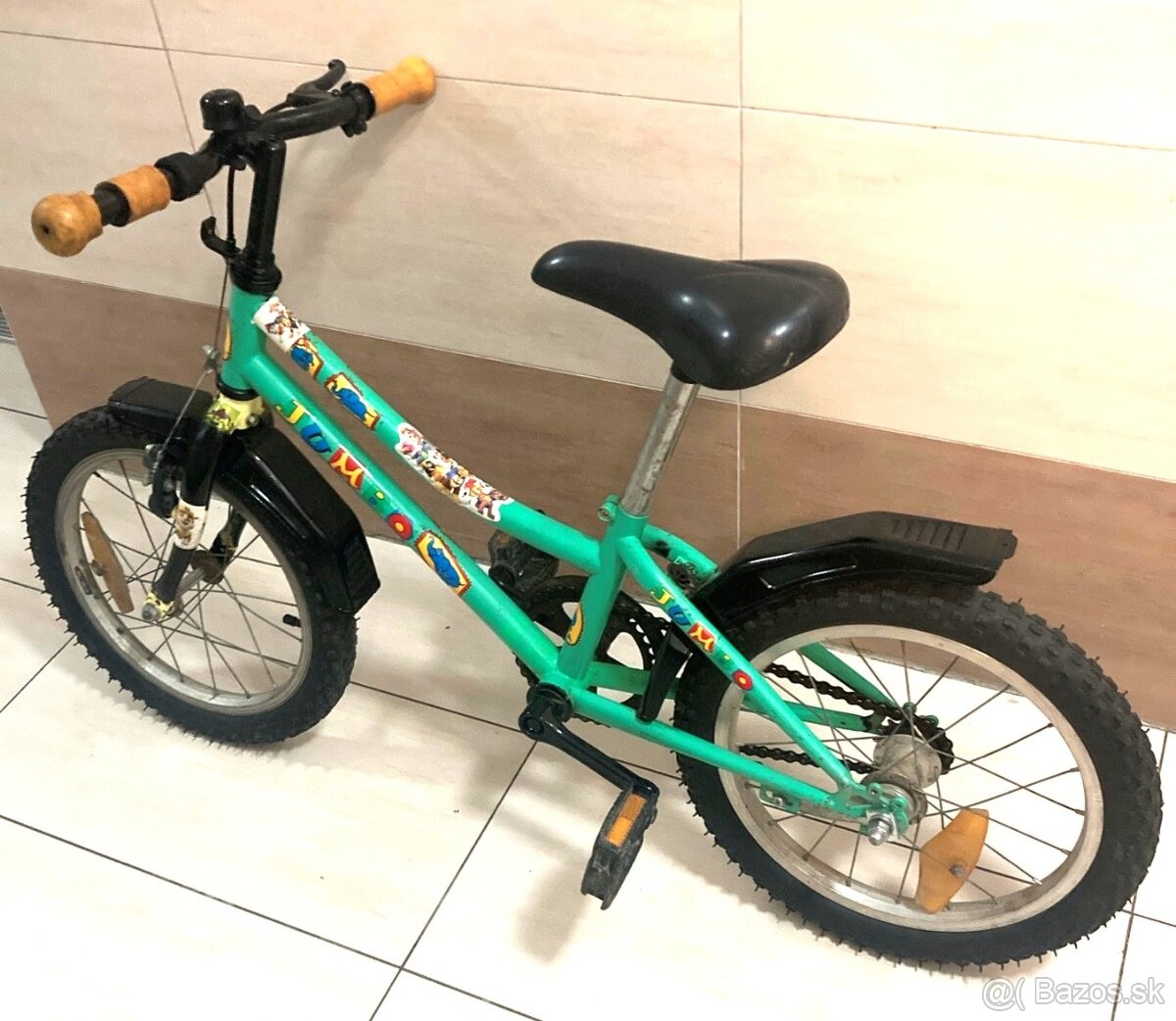 Bicykel 16" + pomocné kolieska + prilba 49-54cm - 2