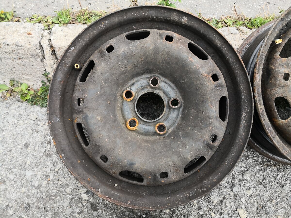 4 oceľové disky pre Fabia Polo Ibiza 5Jx14 ET35 - 2