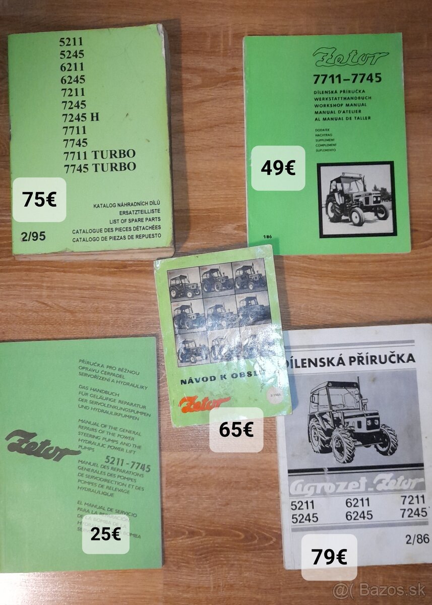 Zetor - príručky, návody, plagáty, katalógy ND - 2