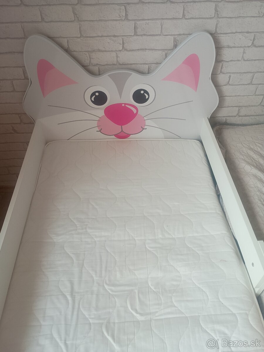 Detská posteľ 160x80 mačka - 2