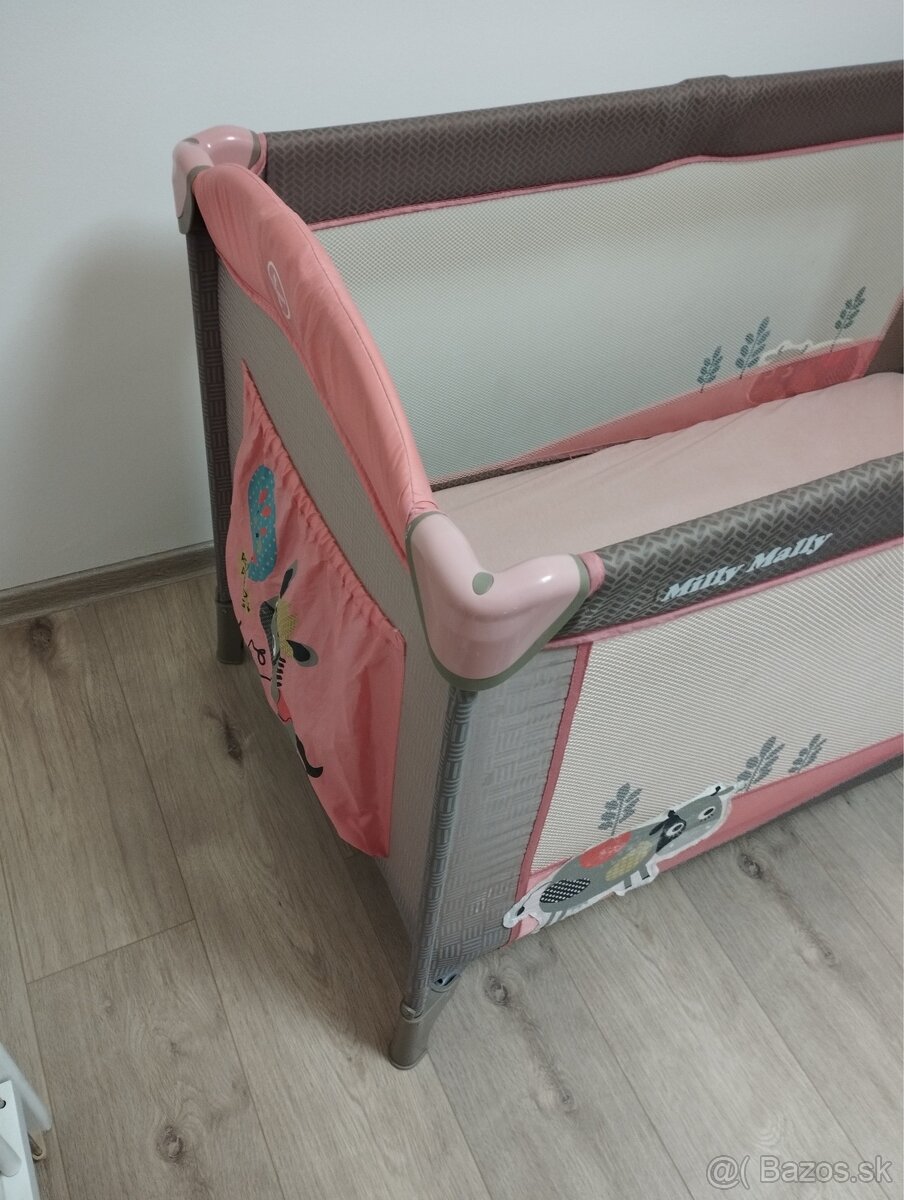 Predám detskú cestovnú prenosnú postieľku. - 2