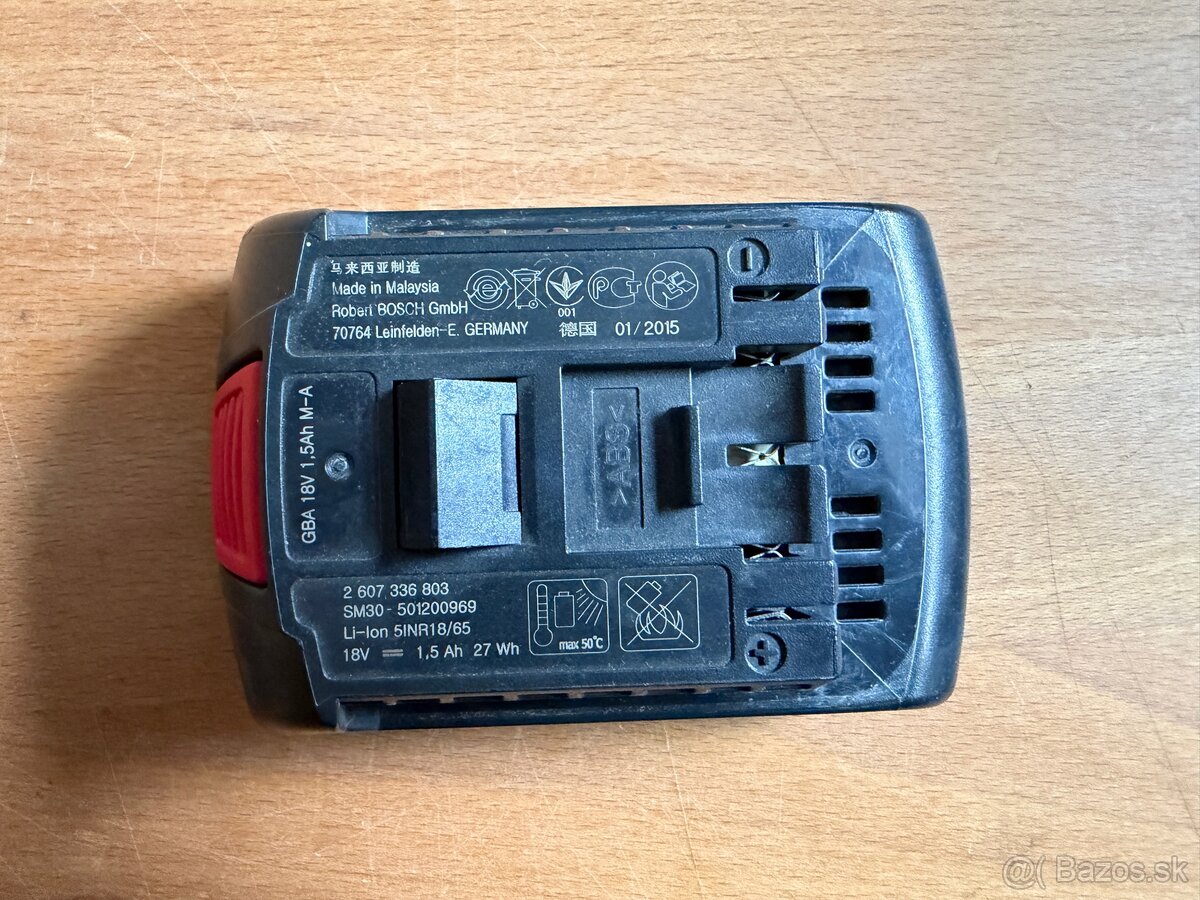 Akumulator Bosch GBA 18V 1,5Ah - 2
