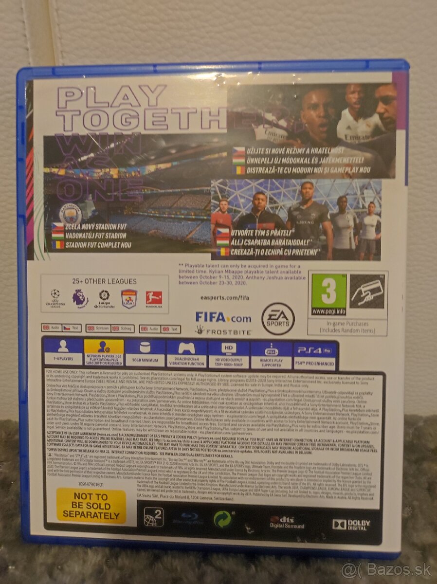 Dobrý den predám hru FIFA 21 (je na PS4 ps5) - 2