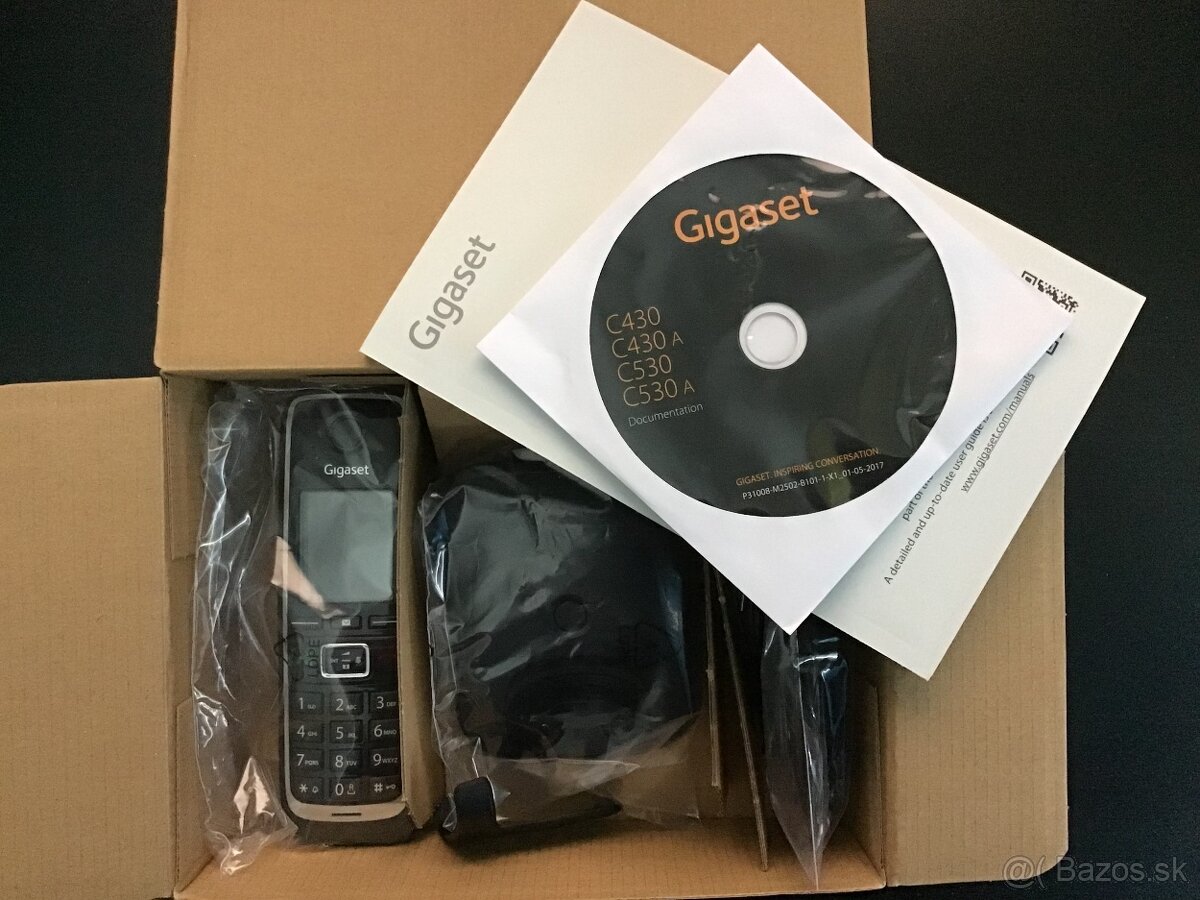 Bezdrôtový telefón Siemens Gigaset C530 - TOP STAV - 2