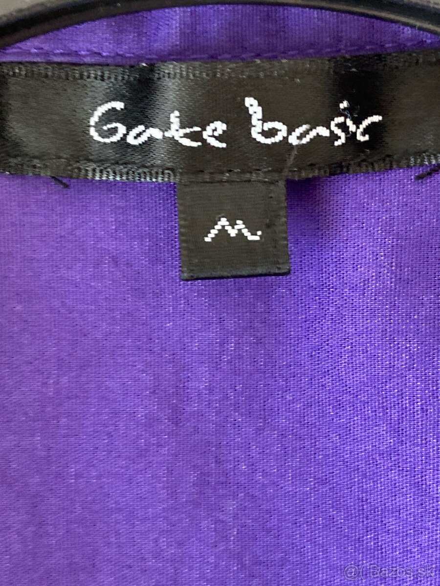 Fialova bluzka mini rukav v. M - 2