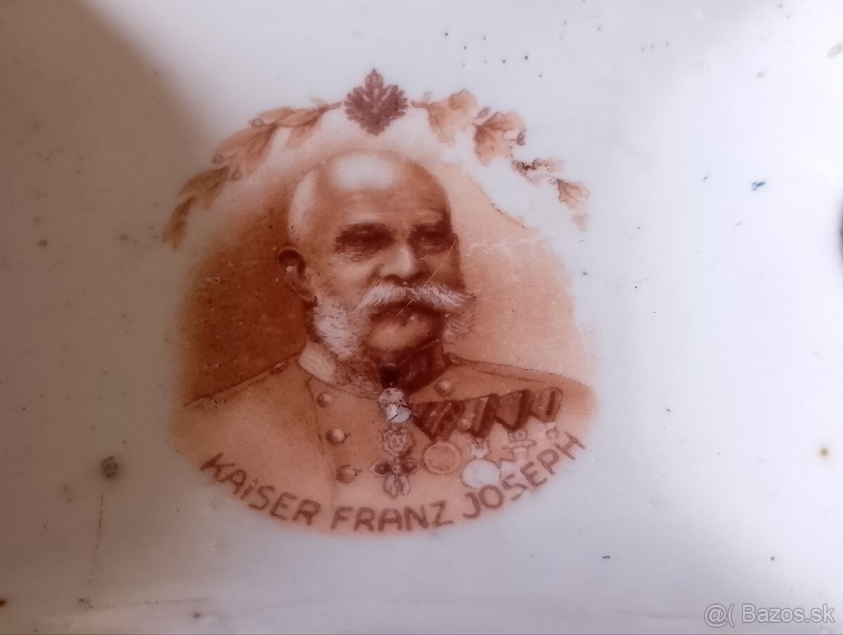 Porcelánový popolník Franc Jozef - 2