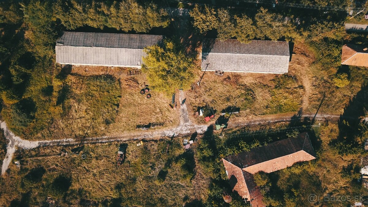 Areál družstva 1,1 ha - predaj/prenájom - 2