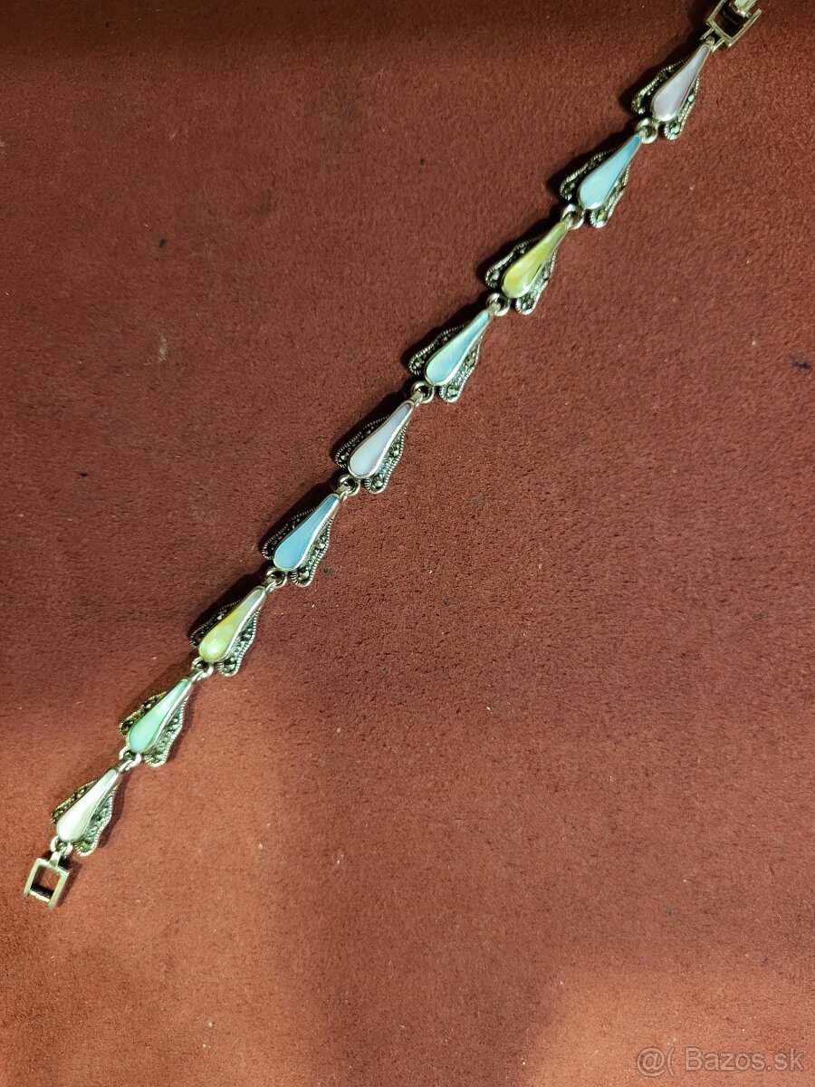 Náramok strieborný - 2