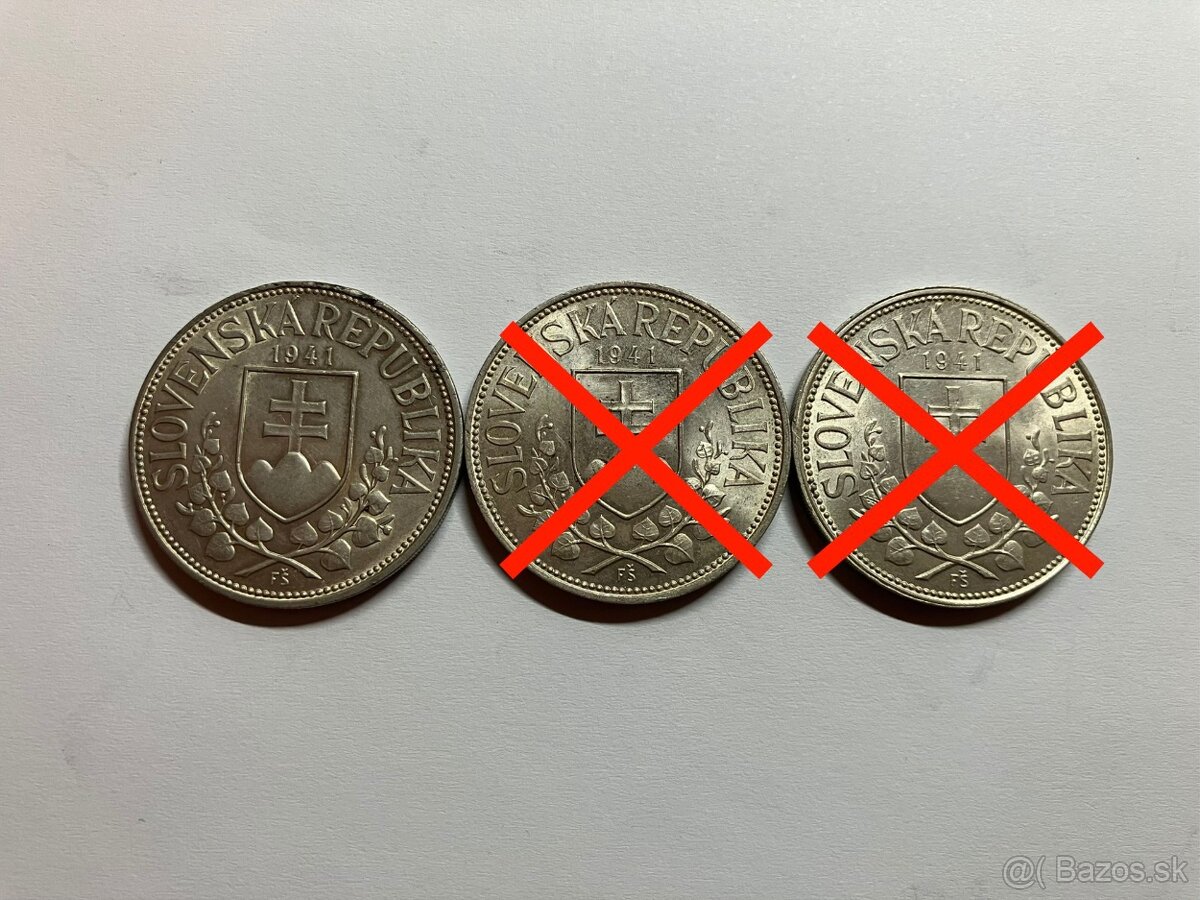 MAGNETICKÁ 20 koruna 1941 Slovenský Štát minca - 2