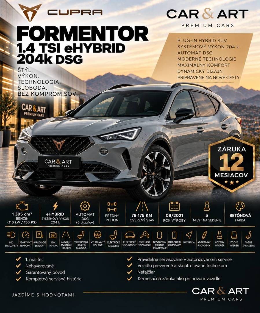 Cupra Formentor 1.4 TSI eHybrid 204k DSG - 2