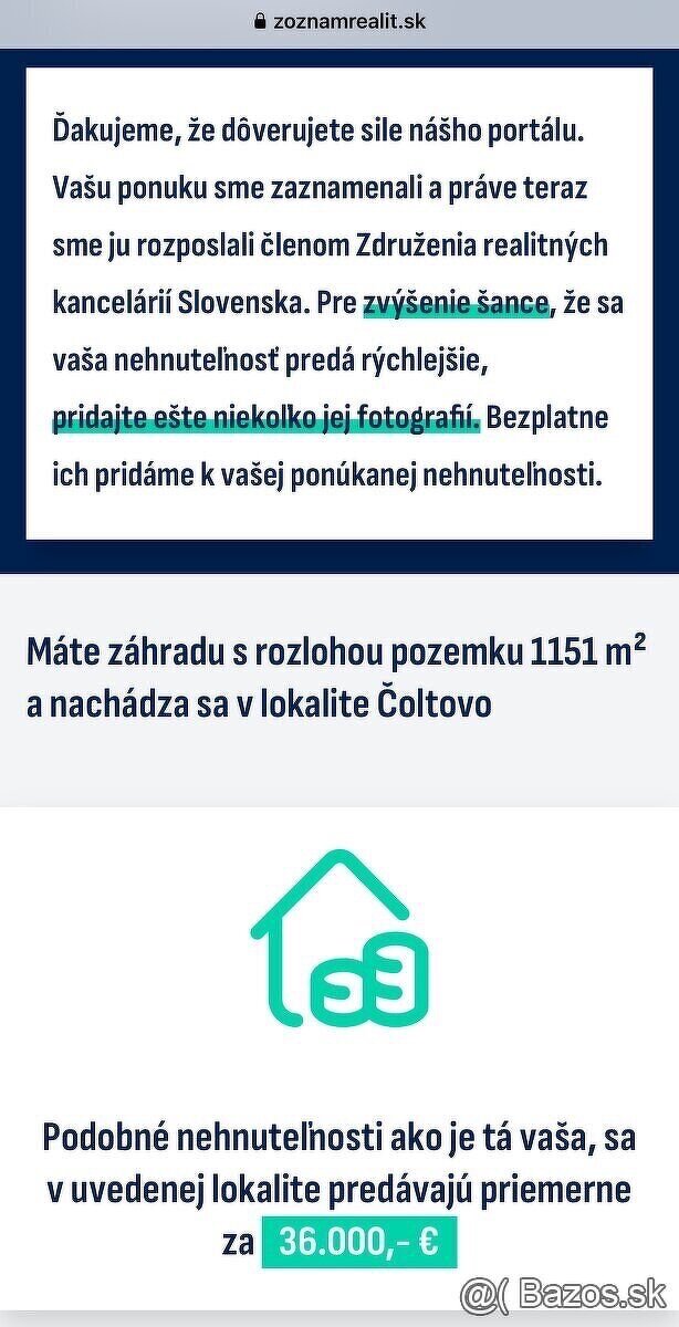 NA PREDAJ / VÝMENA - POZEMOK - 2