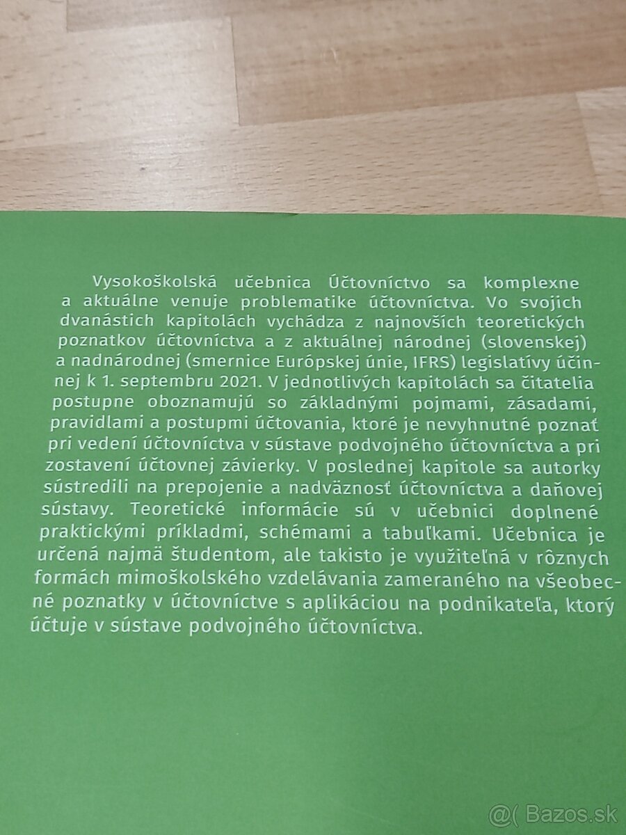 Účtovníctvo - Wolters Kluwer (EUBA) - 2