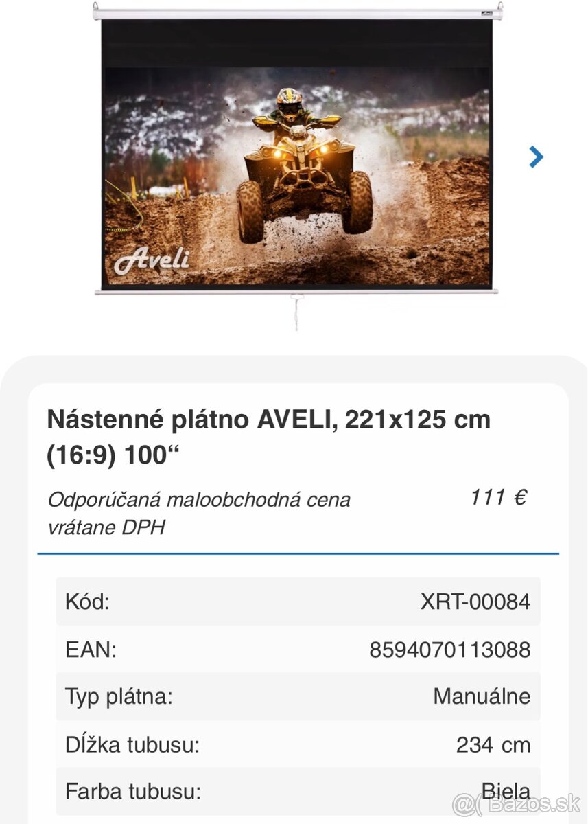 Aveli 100 ´´ (inch) platno - 2