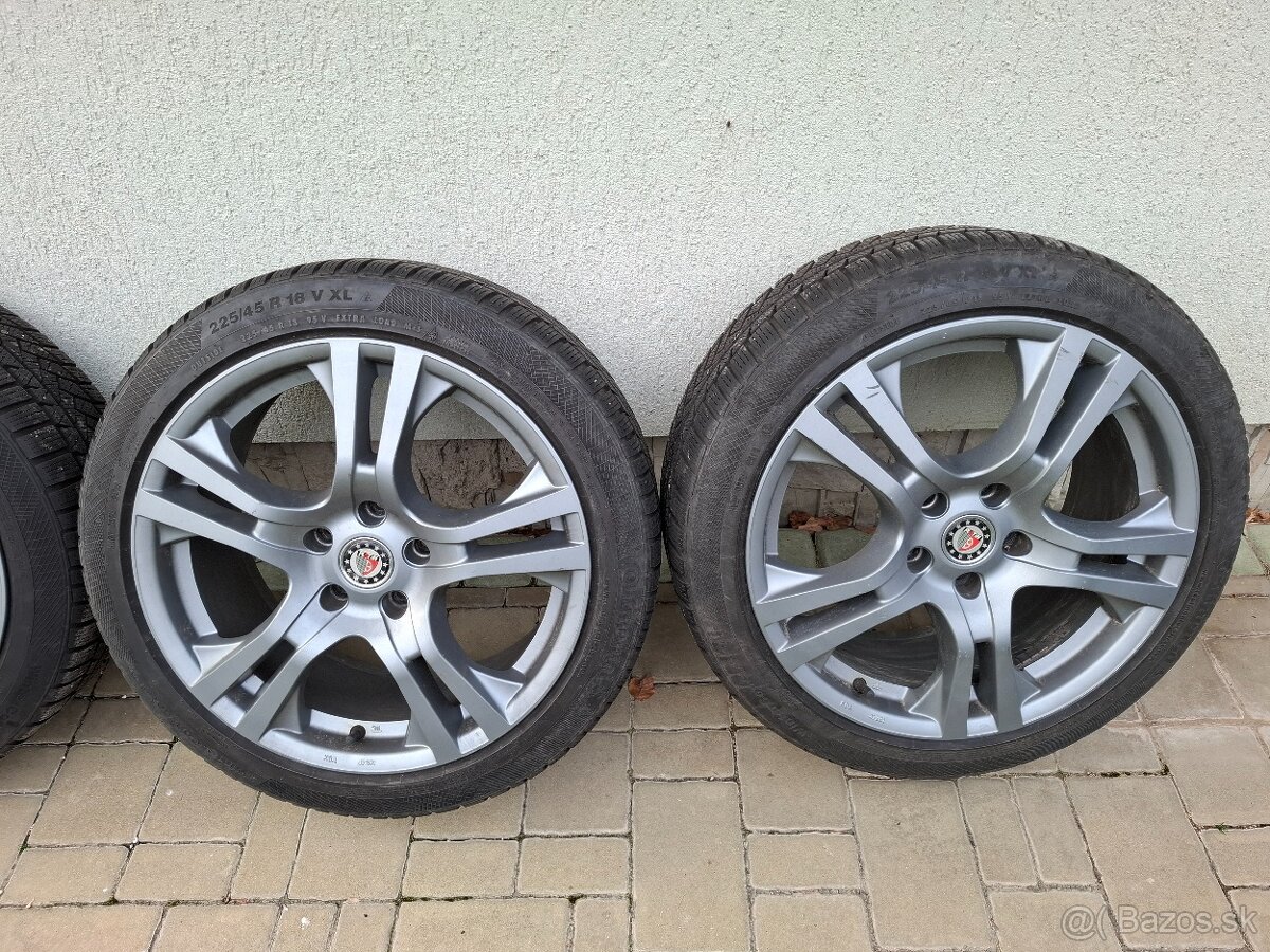 18"ELEKTRONY, ROZTEC 5x114.3,ZIMNE PNEU 225/45R18 - 2