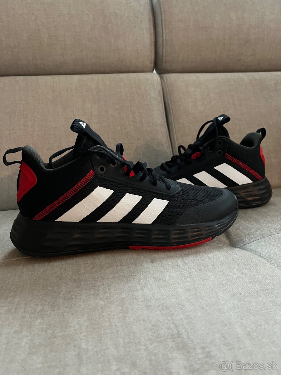 Pánske tenisky Adidas Ownthegame 2.0, čierne, veľkosť 45 - 2