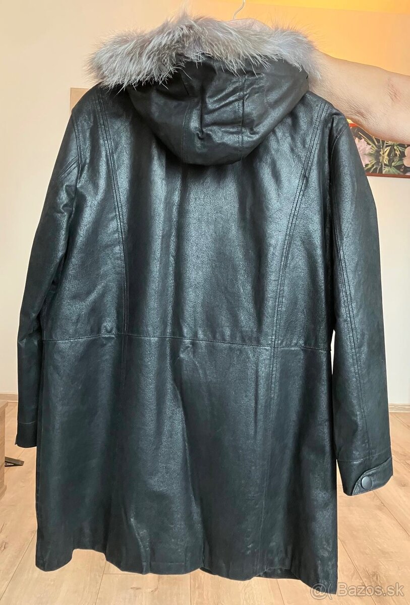 Dámska kožená bunda, veľkosť 56. - 2