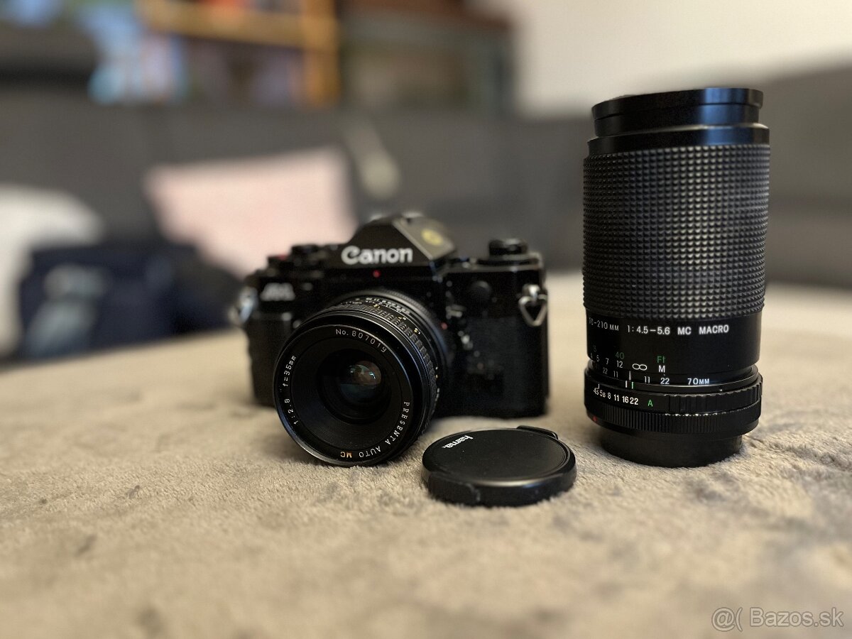 Canon A1 28mm f/2.8 a 70-210mm f4.5-5.6 - 2