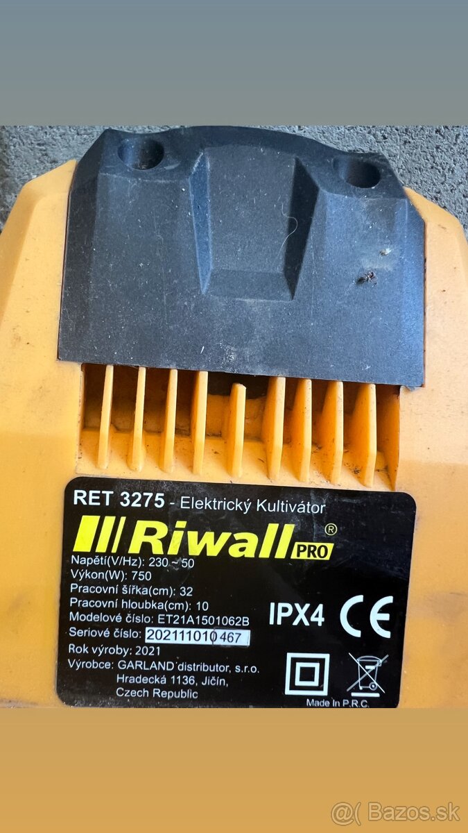 Elektrický kultivátor Riwall pro-RET 3275 - 2
