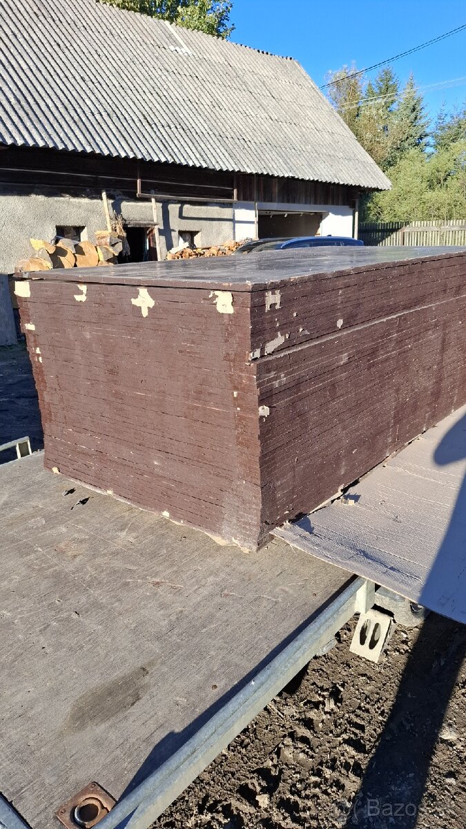 Topoľové dosky 1250x2500 21mm - 2