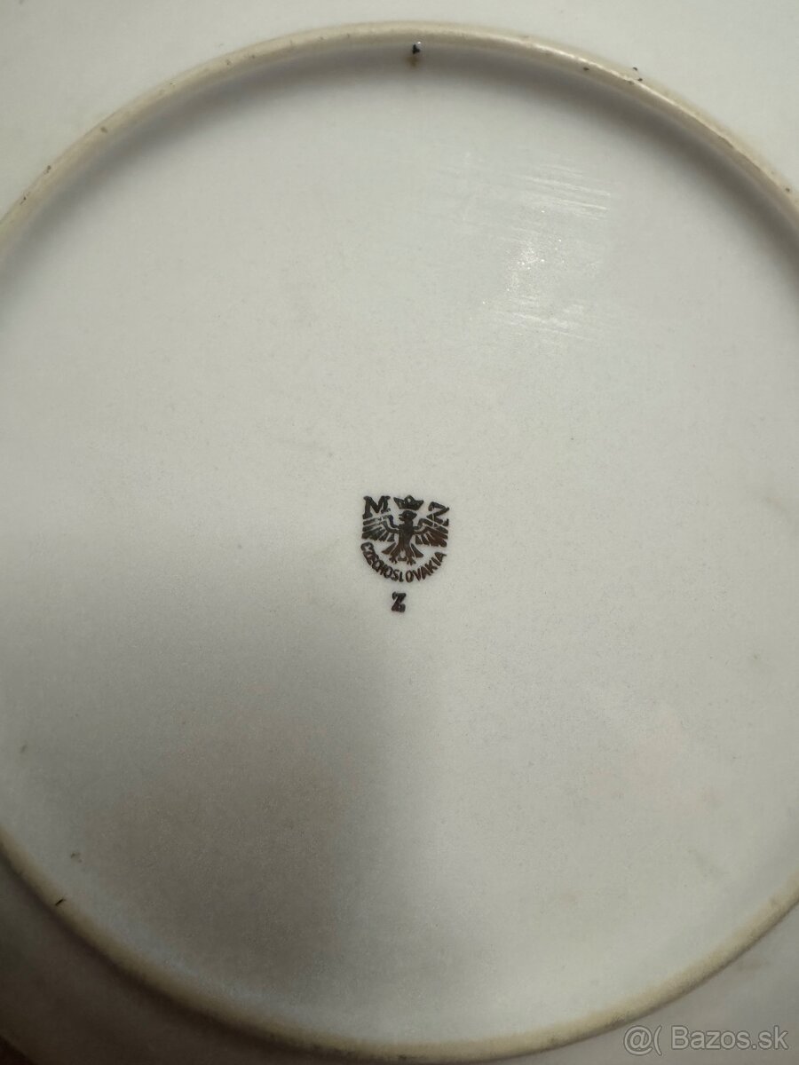 2× porcelánový tanier – ČSSR, EPIAG / Made in Czechoslovakia - 2