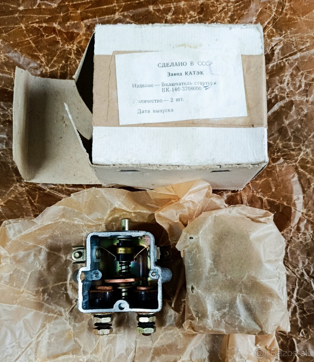 Gaz 69, Poběda M20 - spínač startéru - NOVÝ - 2