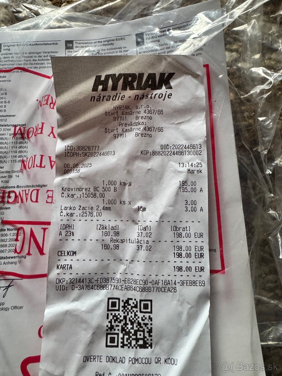 Krovinorez AL-KO BC 500b - 2