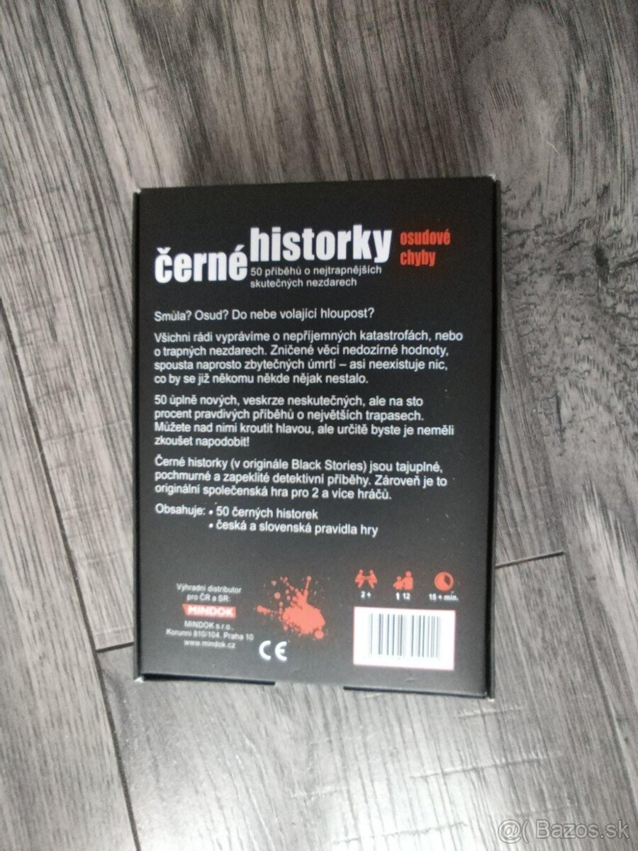 Spoločenská hra - Černé historky - 2