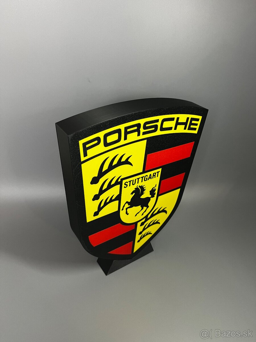 Porsche LED logo lampa - 2