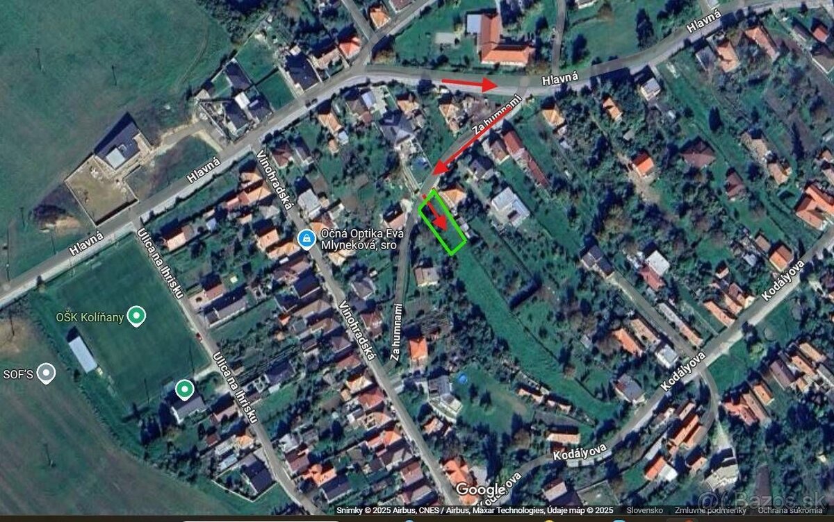 Predaj pozemku 850 m2, Koliňany - 2