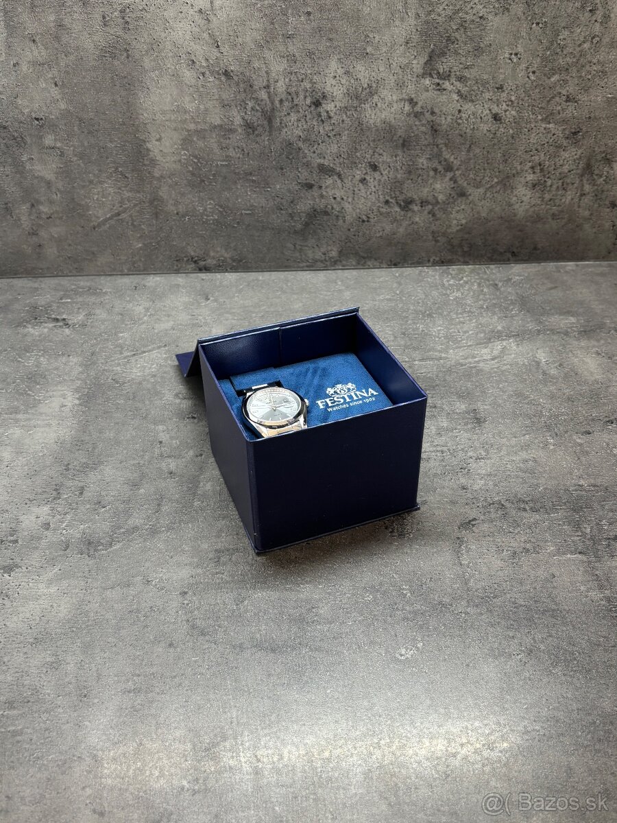 Festina strieborné mužské hodinky - 2