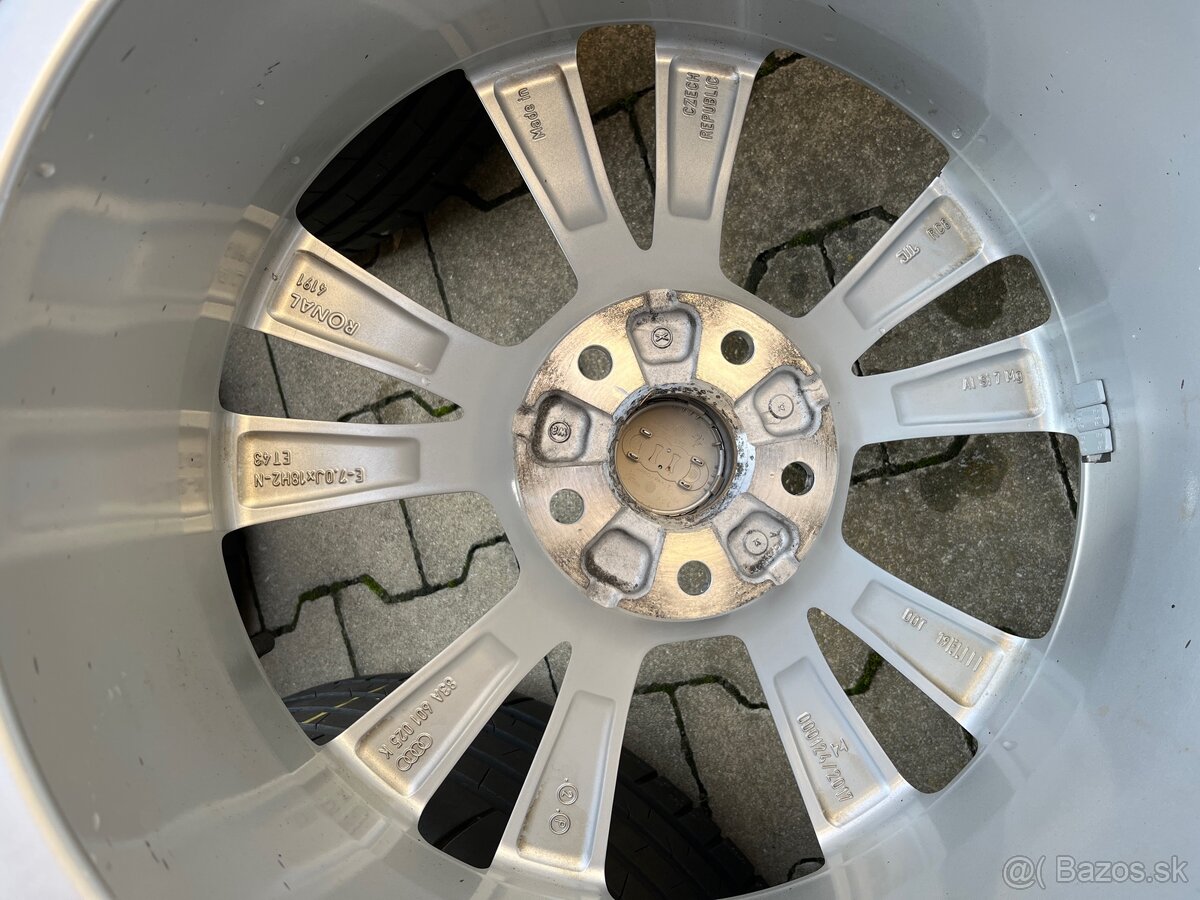 Predám 4 ks AL disky AUDI 5x112 R18 - 2