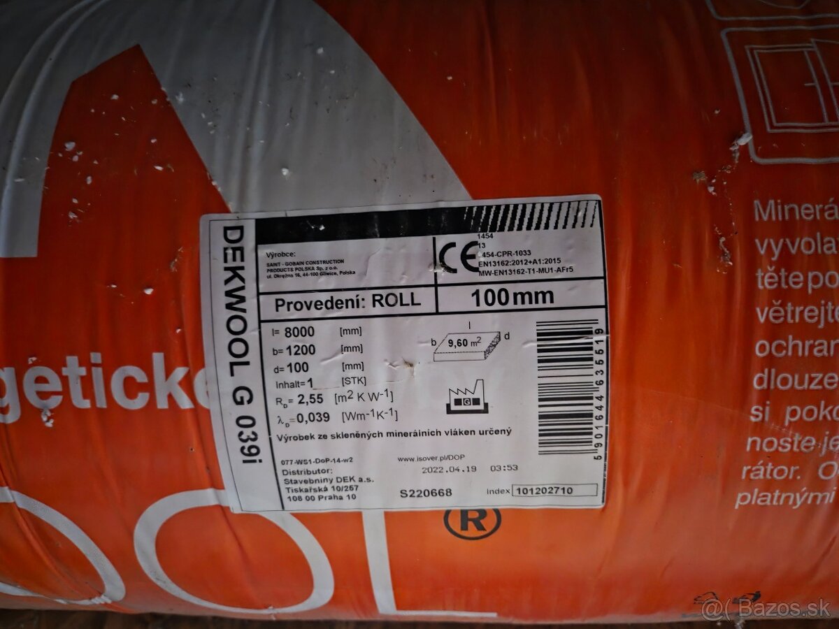 Minerálna vlna 100,120,140,200mm - 2