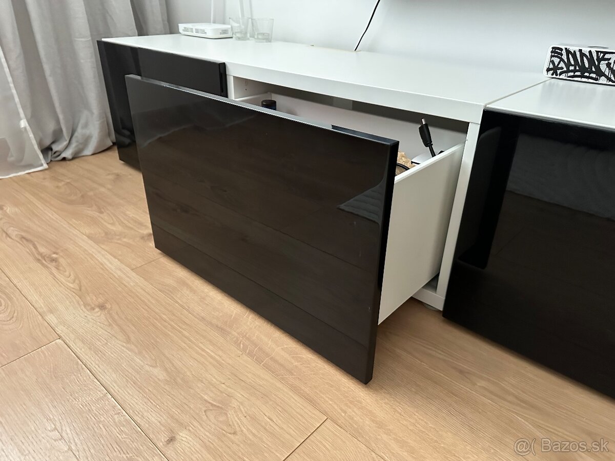 Dvierka BESTA - 4 kusy cierna - 2