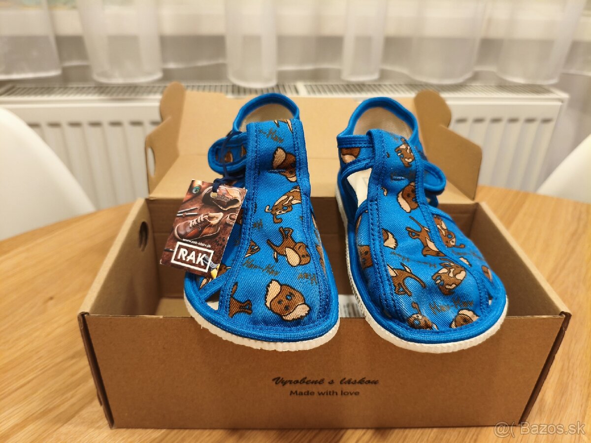 RAK papučky 26 nové - 2