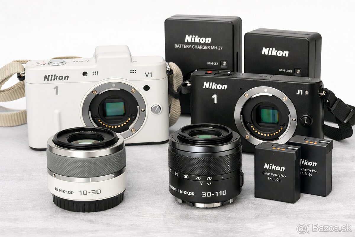 Nikon 1 V1 + J1 + oba objektívy - 2