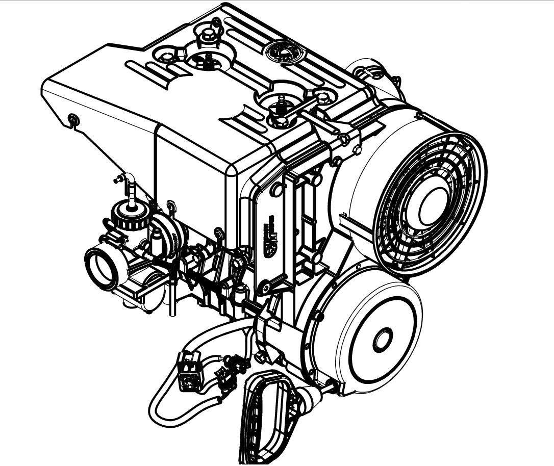 Motor RMZ 500 / Rotax 503 - 2