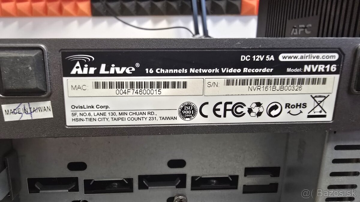 AirLive NVR-16 pre IP kamerový systém - 2