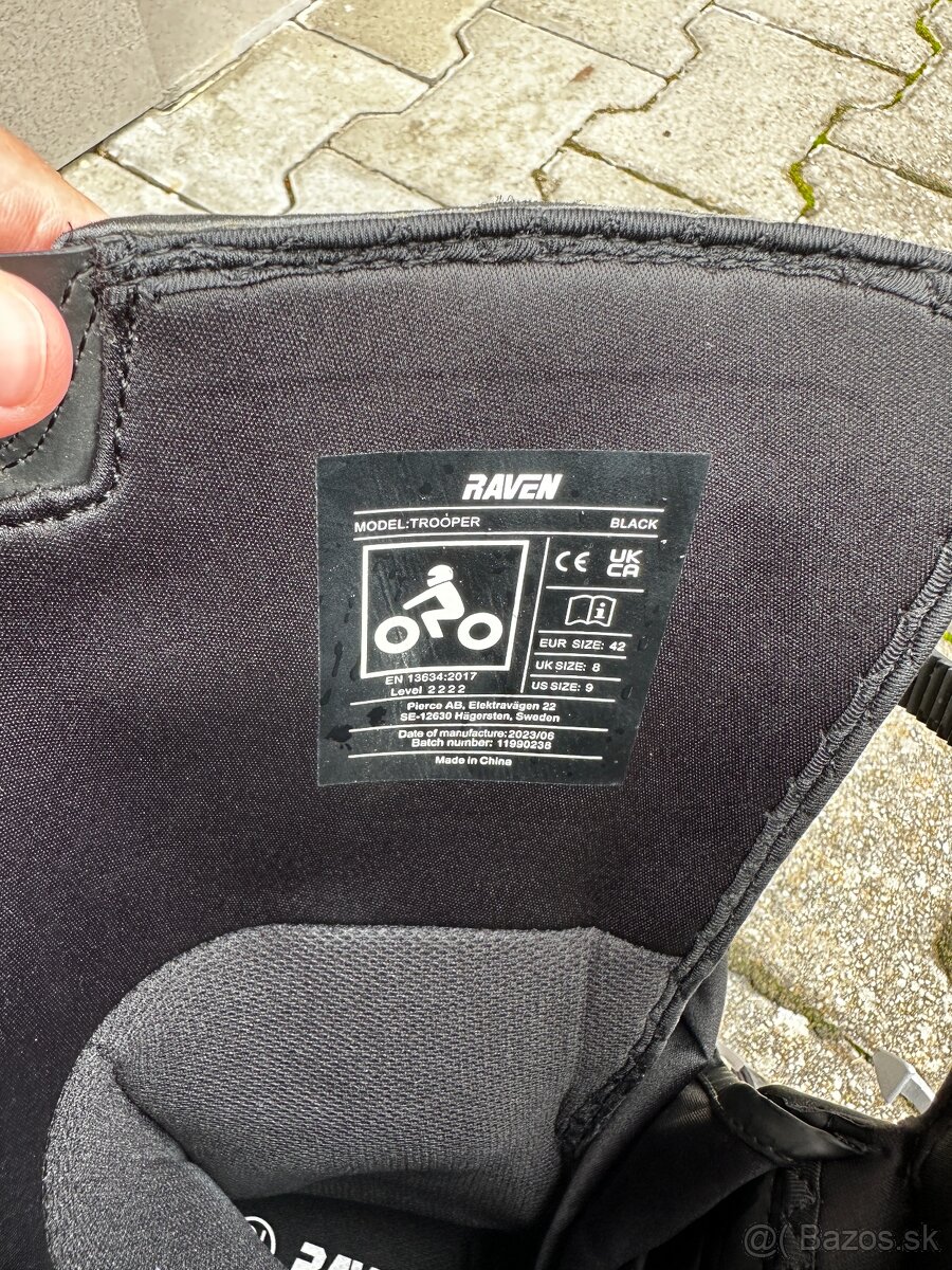 Na predaj: Raven Trooper MX Boots