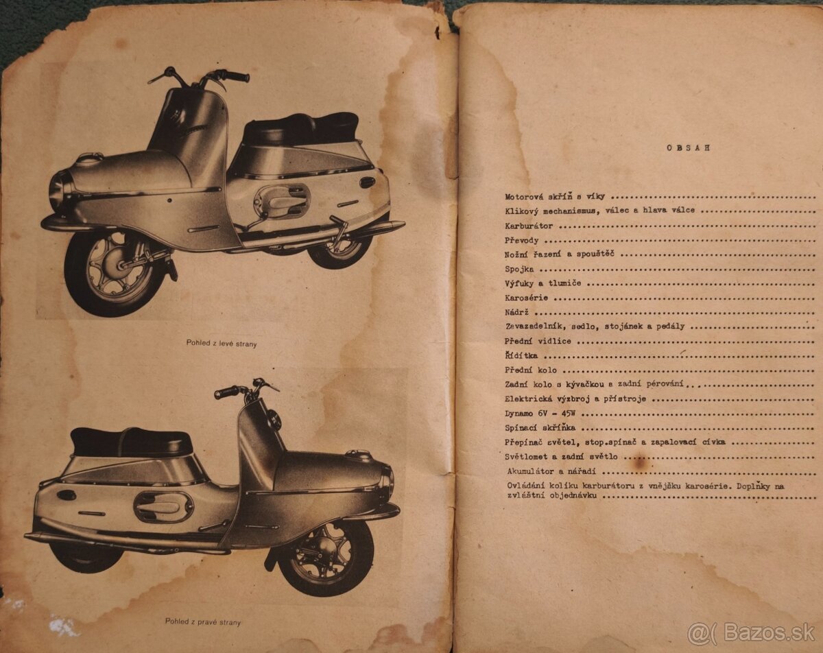 ČZ 501 175 Jawa prasa skúter magnet 250 350 - 2