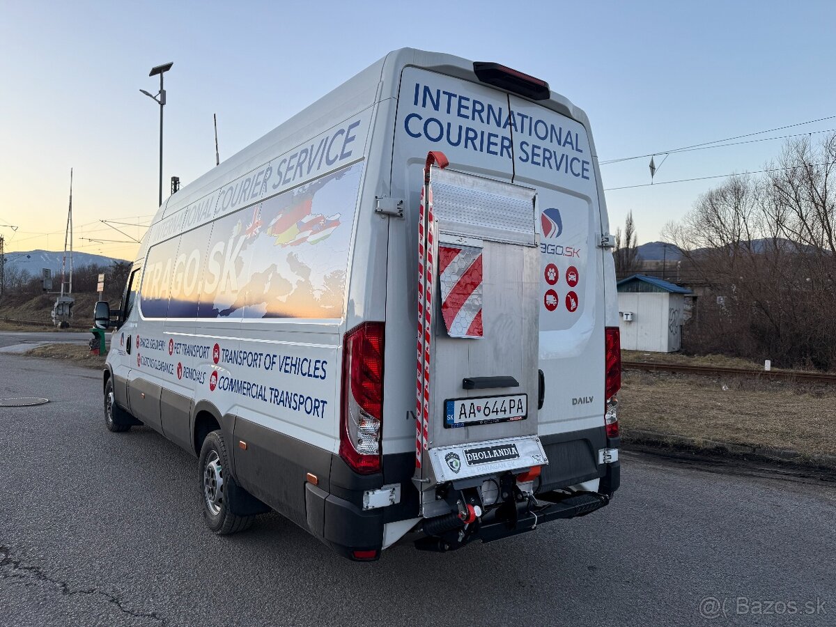 Preprava dodavkou s hydraulickym celom - 2