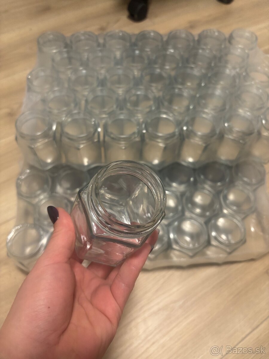 Predám čisto nové poháre na zaváranie alebo na med - 2