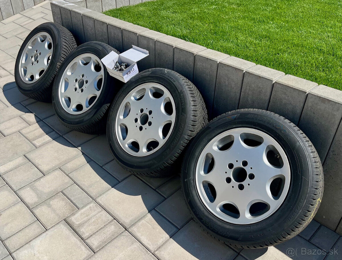 MERCEDES BENZ DISKY 16, HANKOOK KINERGY 225/55R16 Pneumatiky - 2