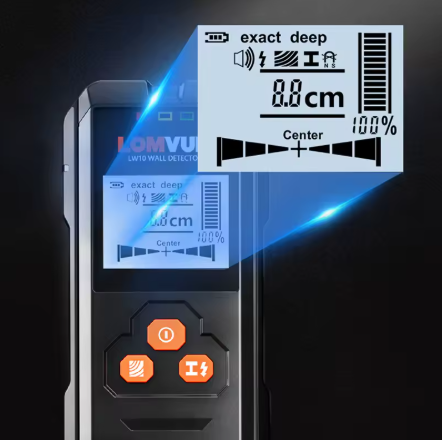 Detektor kovov lomvum LCD displey - 2