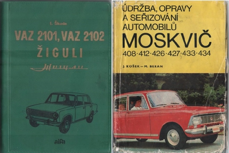 Knihy o oprave a údržbe starších automobilov a veteránov - 2
