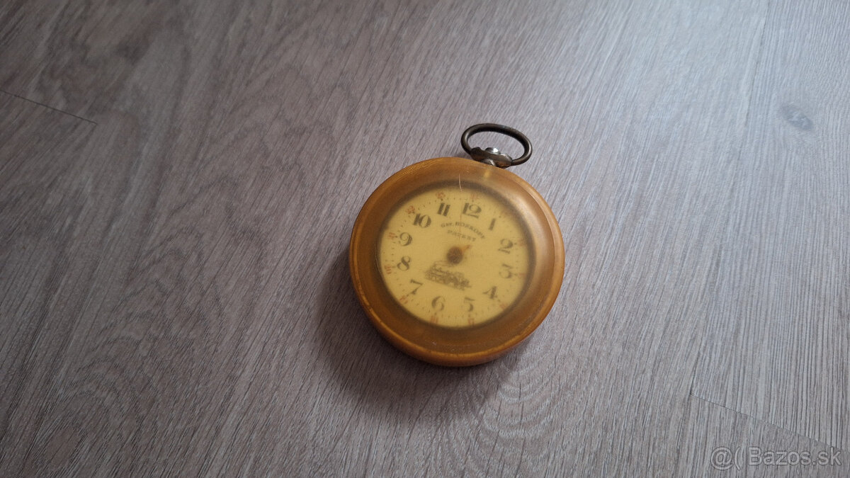 Starožitné švajčiarske vreckové hodinky GRE ROSKOPF PATENT - 2